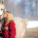 Hest og jente